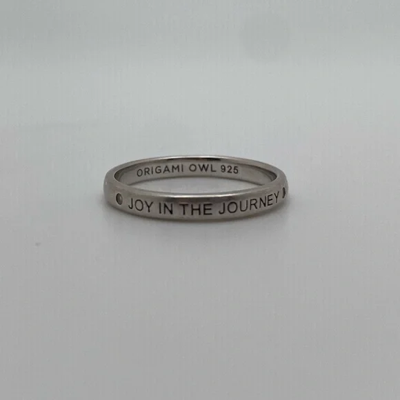 Sterling Silver 925 Joy in the Journey Gemstone Ring - Picture 4 of 7